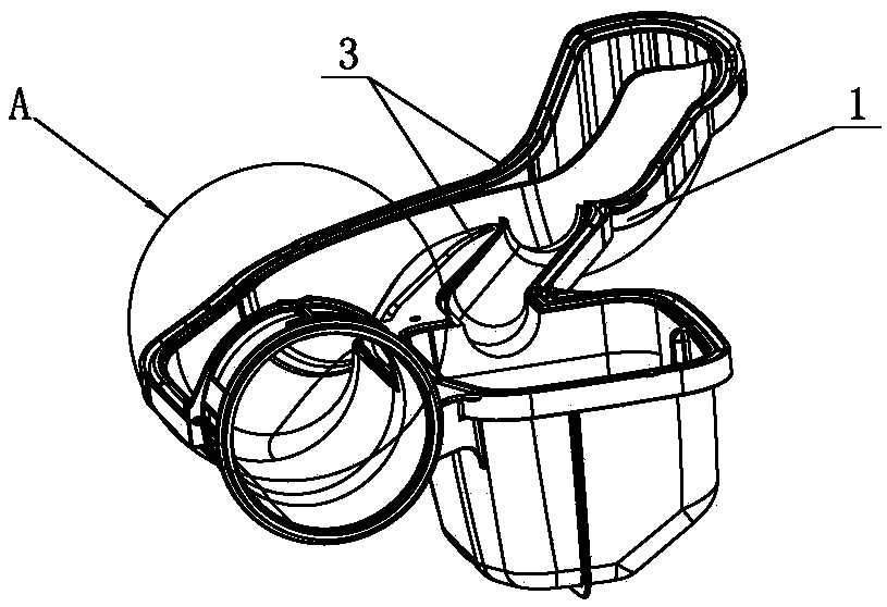 Air conditioner manifold branch air pipe production method and mold adopted by air conditioner manifold branch air pipe production method