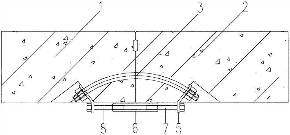 An improved method for tightening and removing connecting plates in strengthening and tightening of adjacent segments