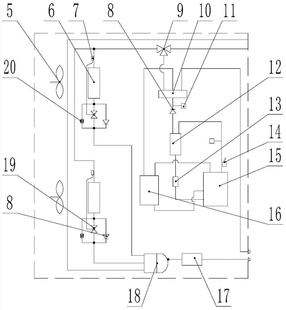 Radiant Air Conditioning System with Variable Refrigerant Flow Rate