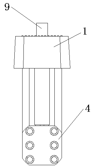 Backing-free top block for film laminating machine