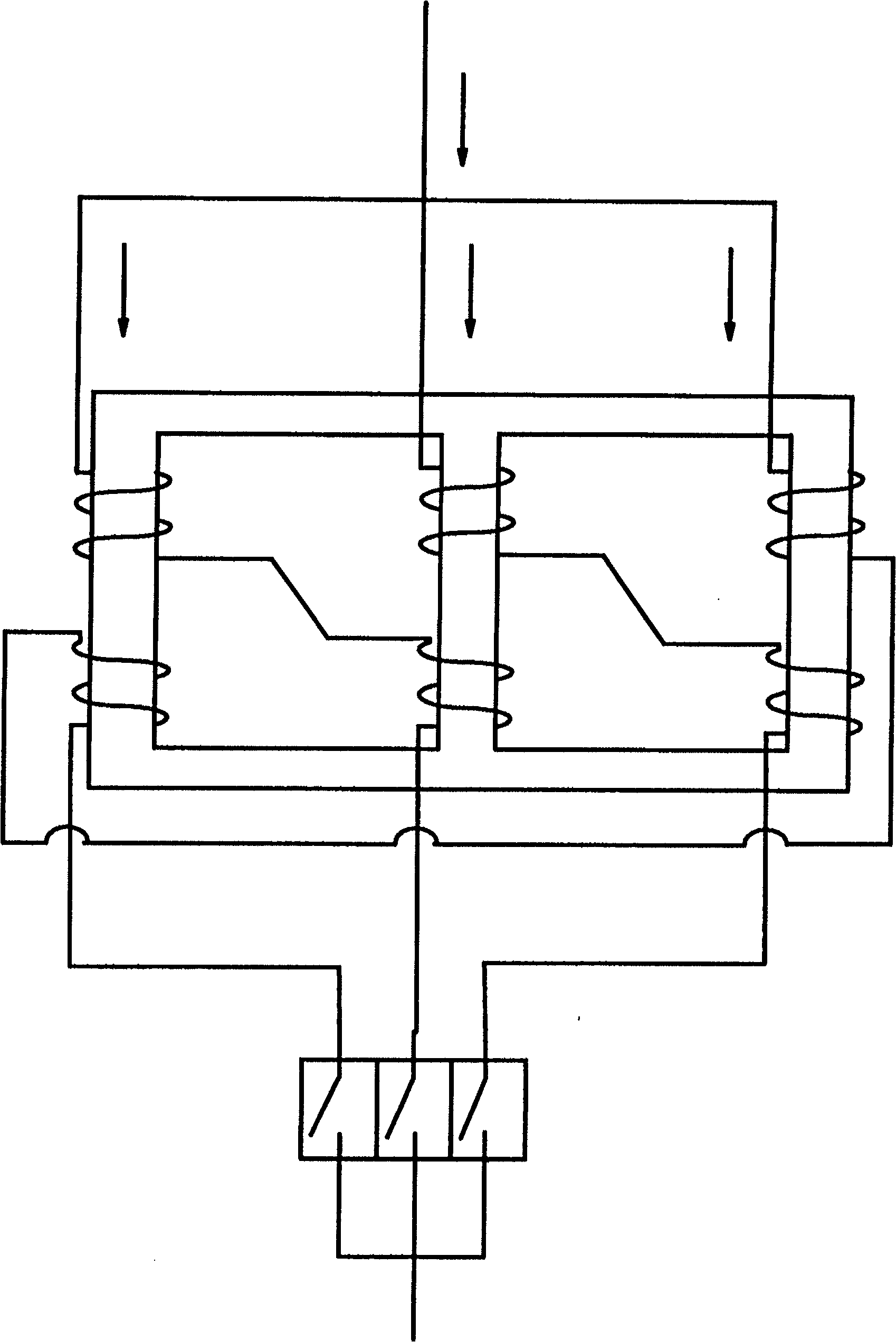 Parallel circuit breaker