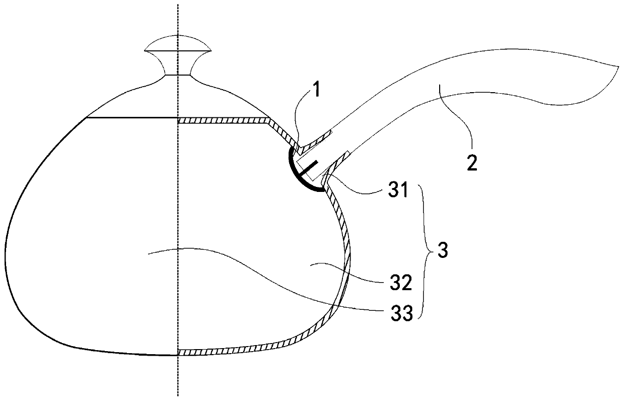 Connecting device, precious metal container with the same and precious metal teapot