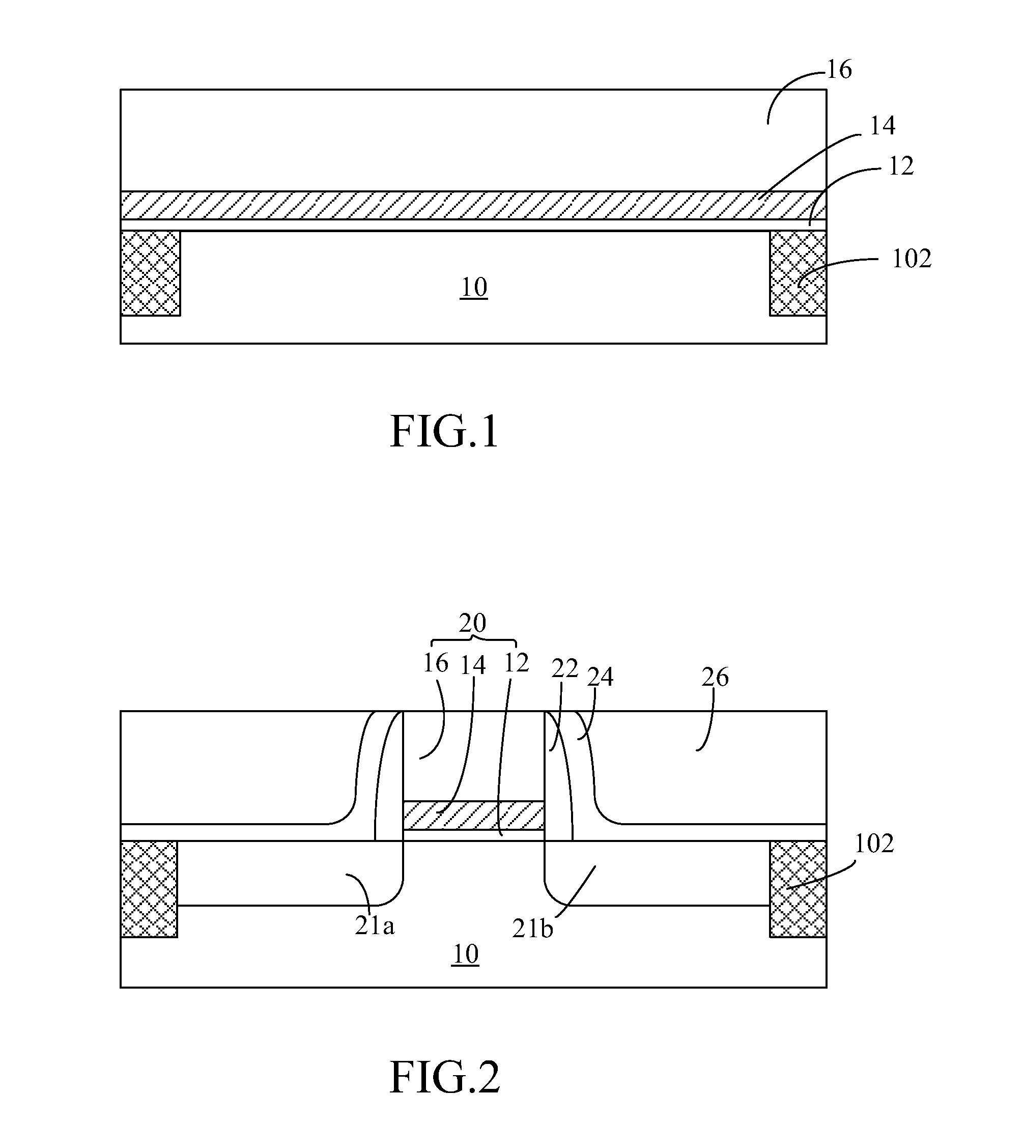 Gate stack structure with etch stop layer and manufacturing process thereof