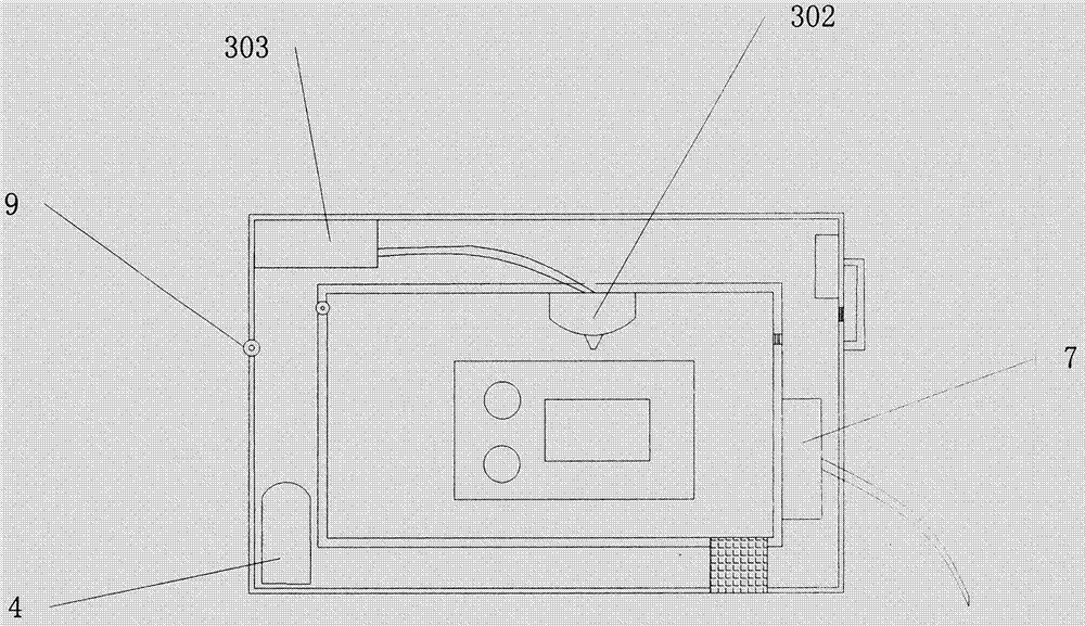 Cleaning device used for automobile parts