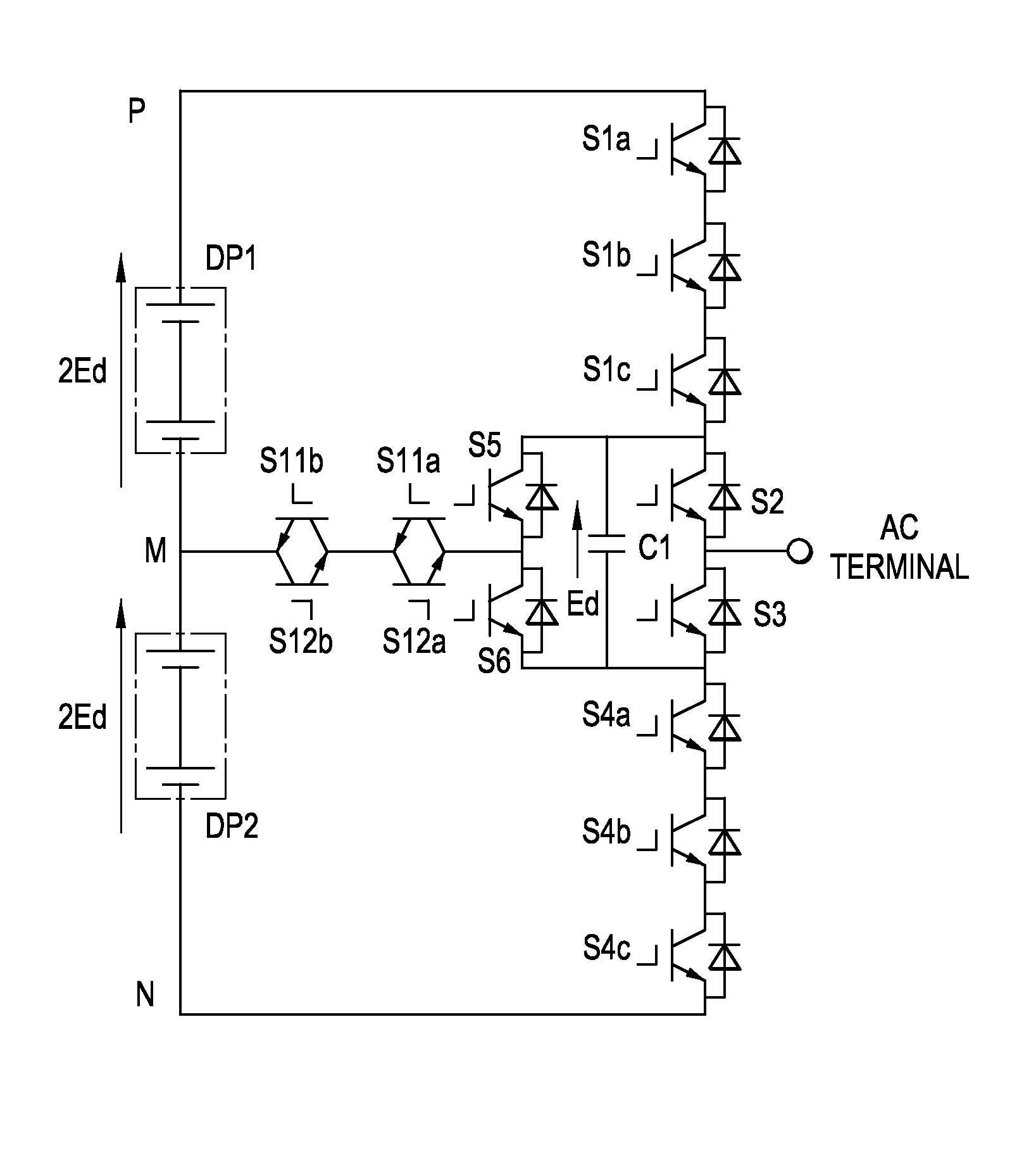 Multilevel power conversion circuit