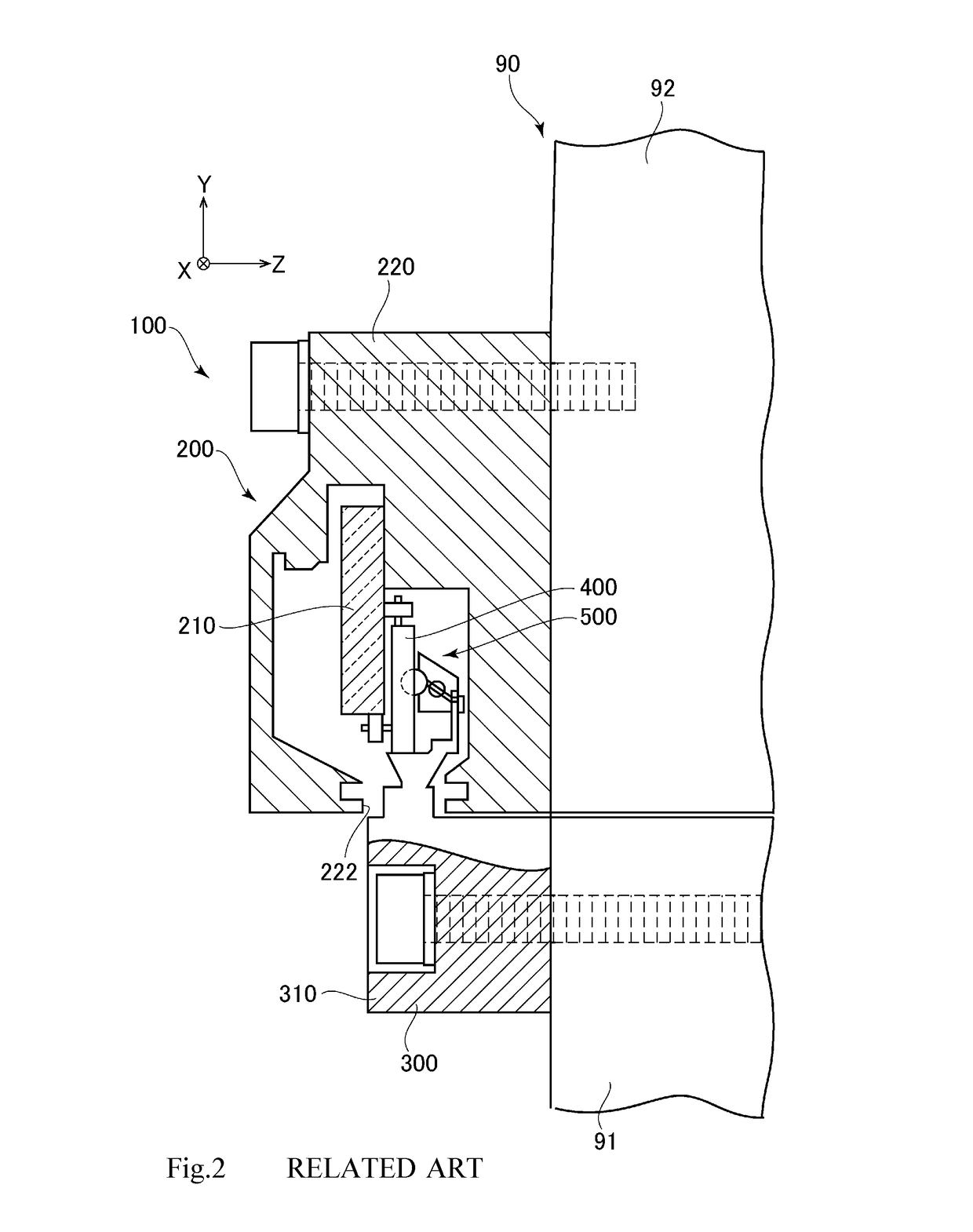 Linear displacement measuring apparatus