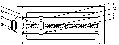 Compact quantitative glue application device