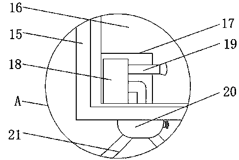 Compact quantitative glue application device