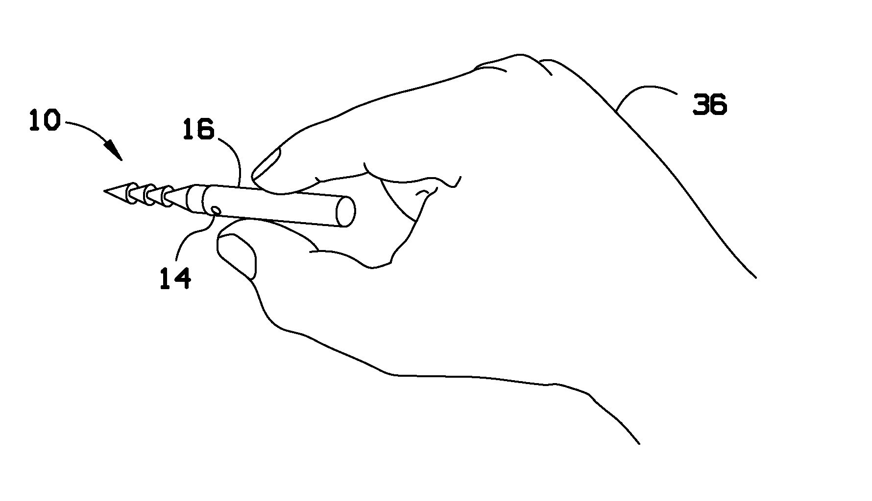 Surgical instrument for penetrating removing bone