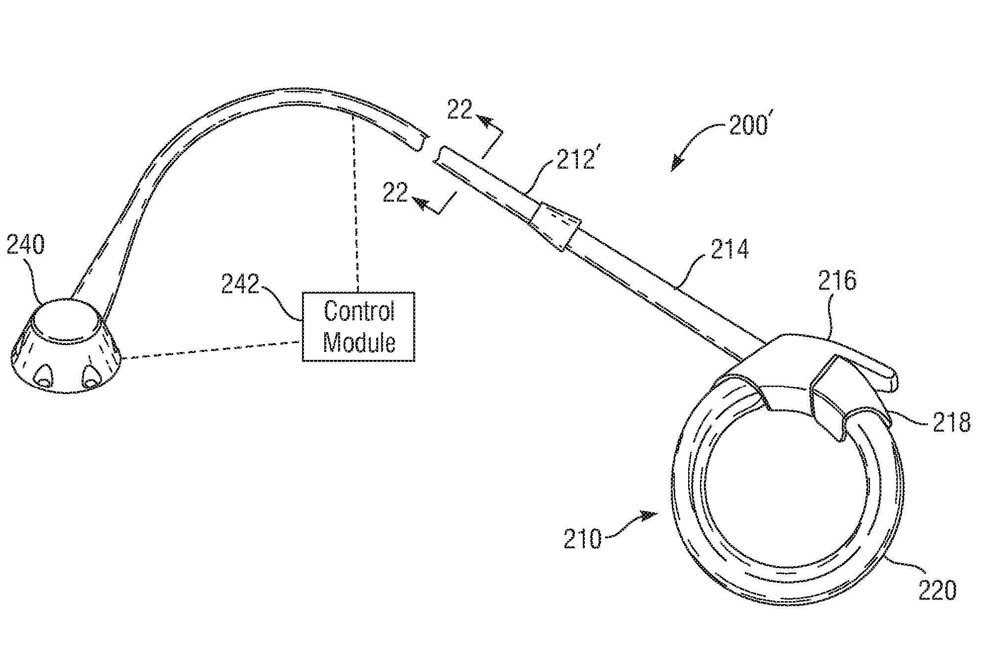 Hydraulic gastric band with collapsible reservoir