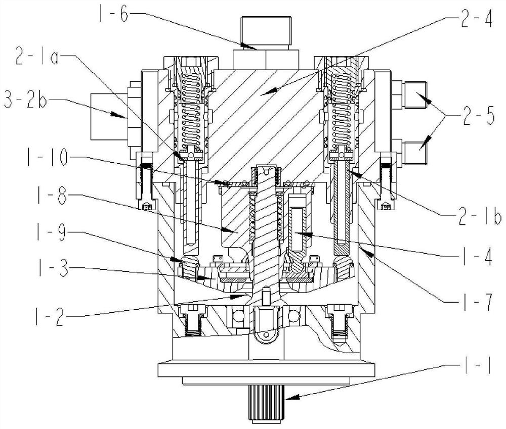 A torque measuring device for swash plate control of variable variable pump