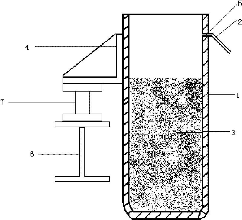Method for measuring material level of storage tank in production of trichlorosilane