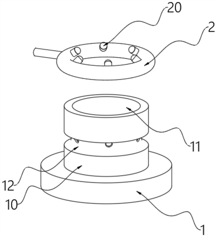 Anti-infection uniform coating device for ultrasonic department