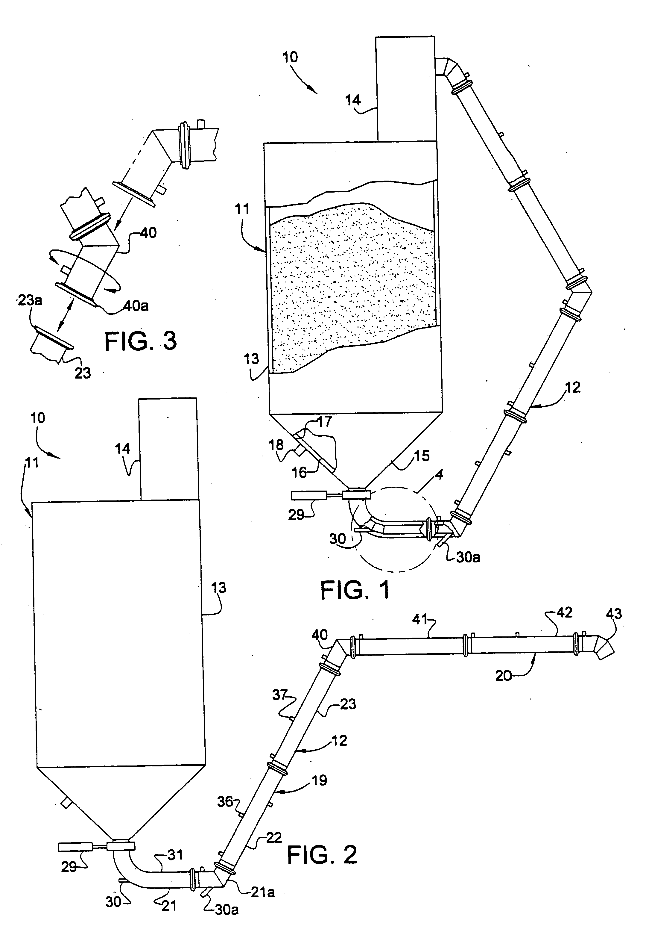 System for pneumatically conveying bulk particulate materials