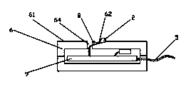 Device and system used for automatically monitoring body temperature of patient in hospital in real time