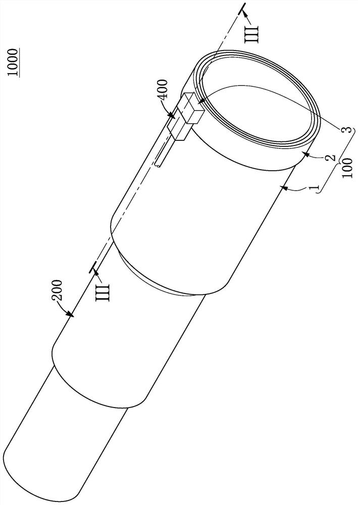 Single-tube telescope and shading tube thereof