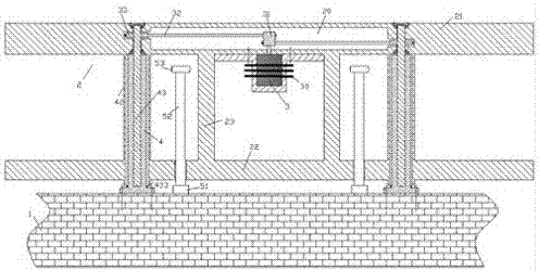 Guardrail device for a municipal bridge