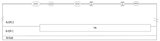 Longitudinal BCD device capable of inhibiting parasitism and preparation method thereof