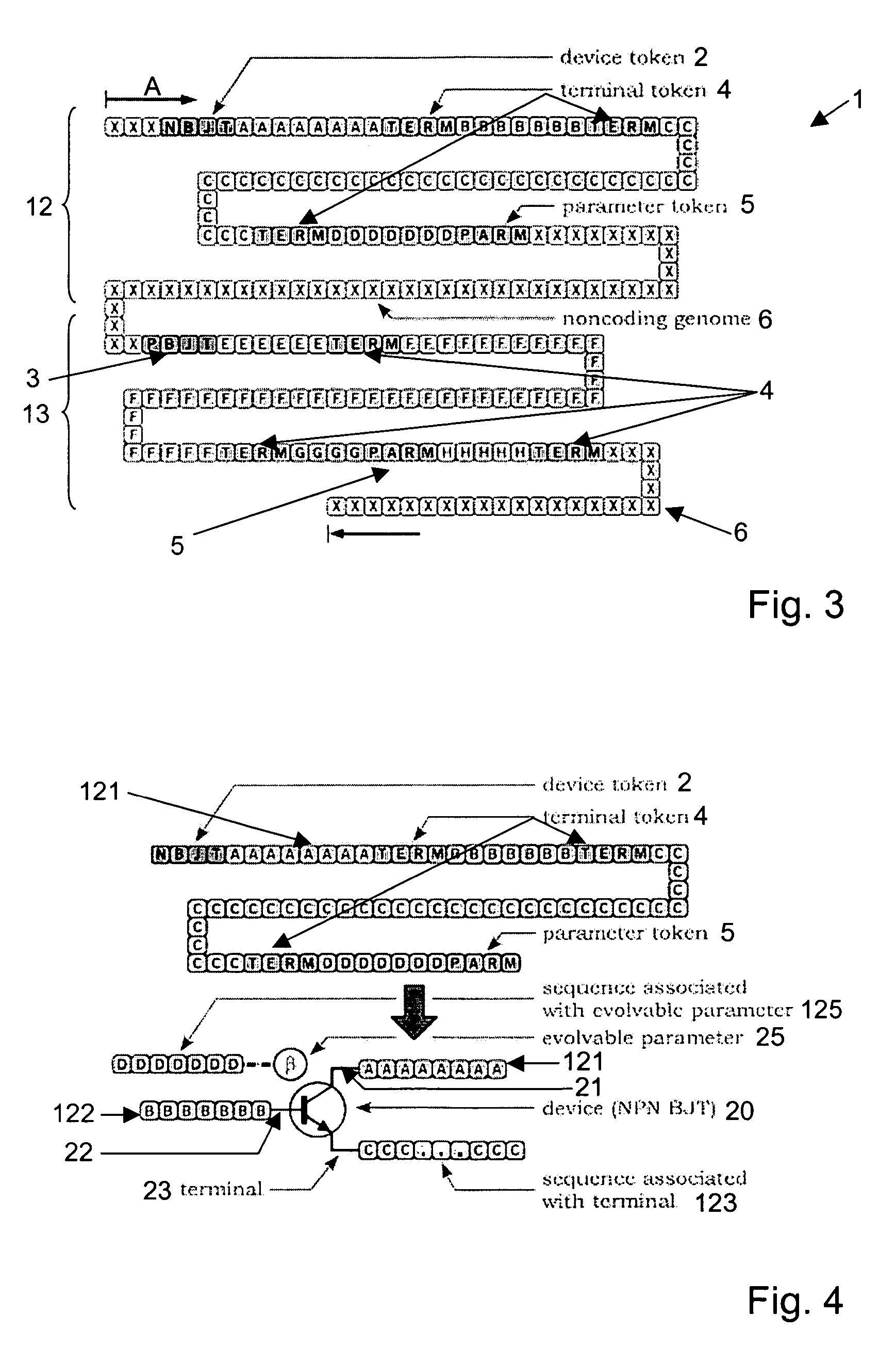Method and device for evolving a network using a genetic representation