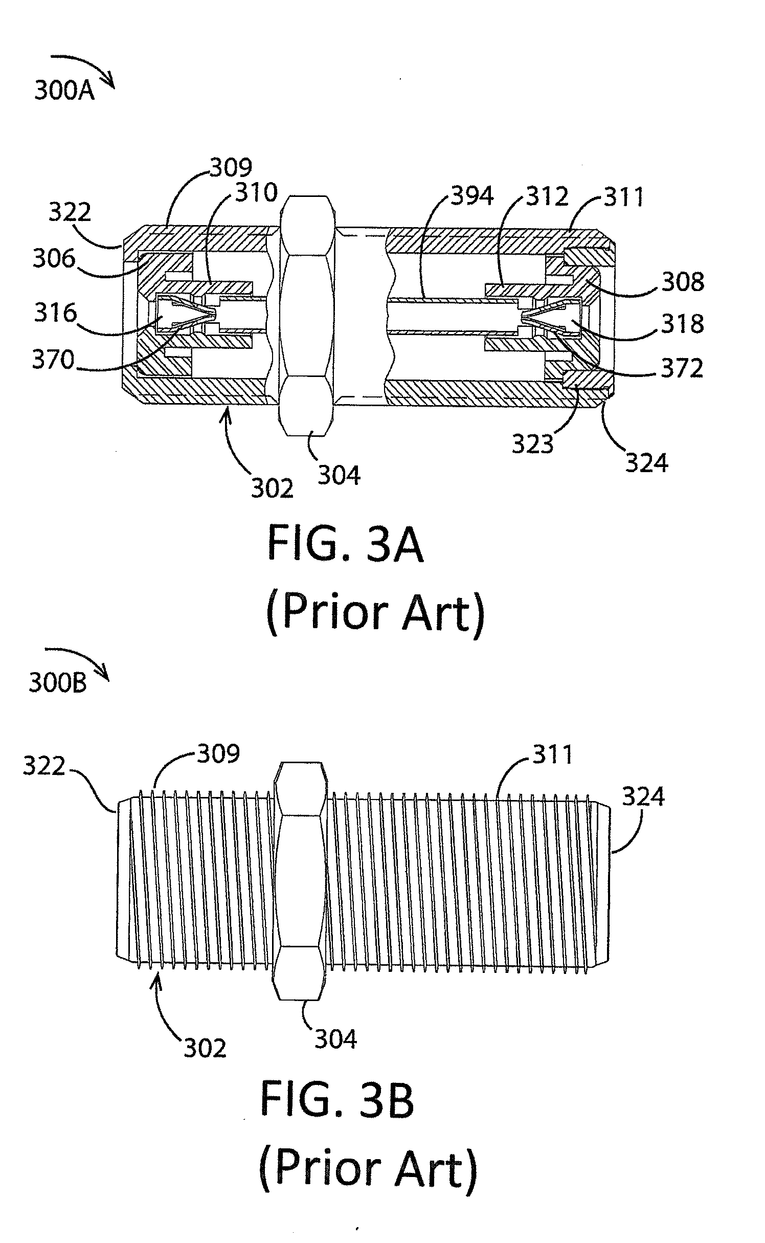 Shielded and multishielded coaxial connectors