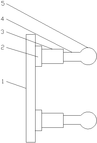 Rotary adjustable cable hook