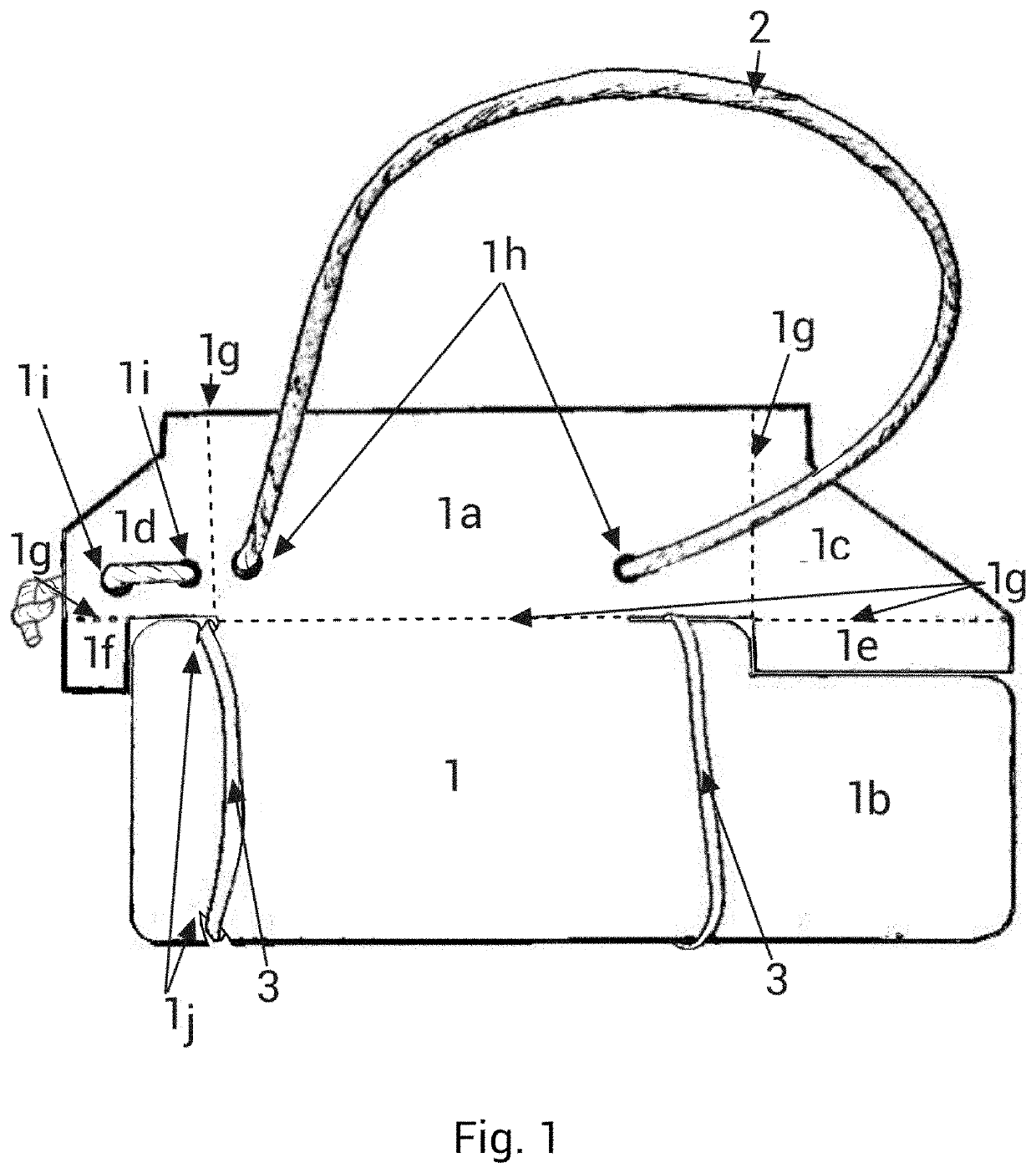 One Time Use Harness System for Body Worn Smart Phone