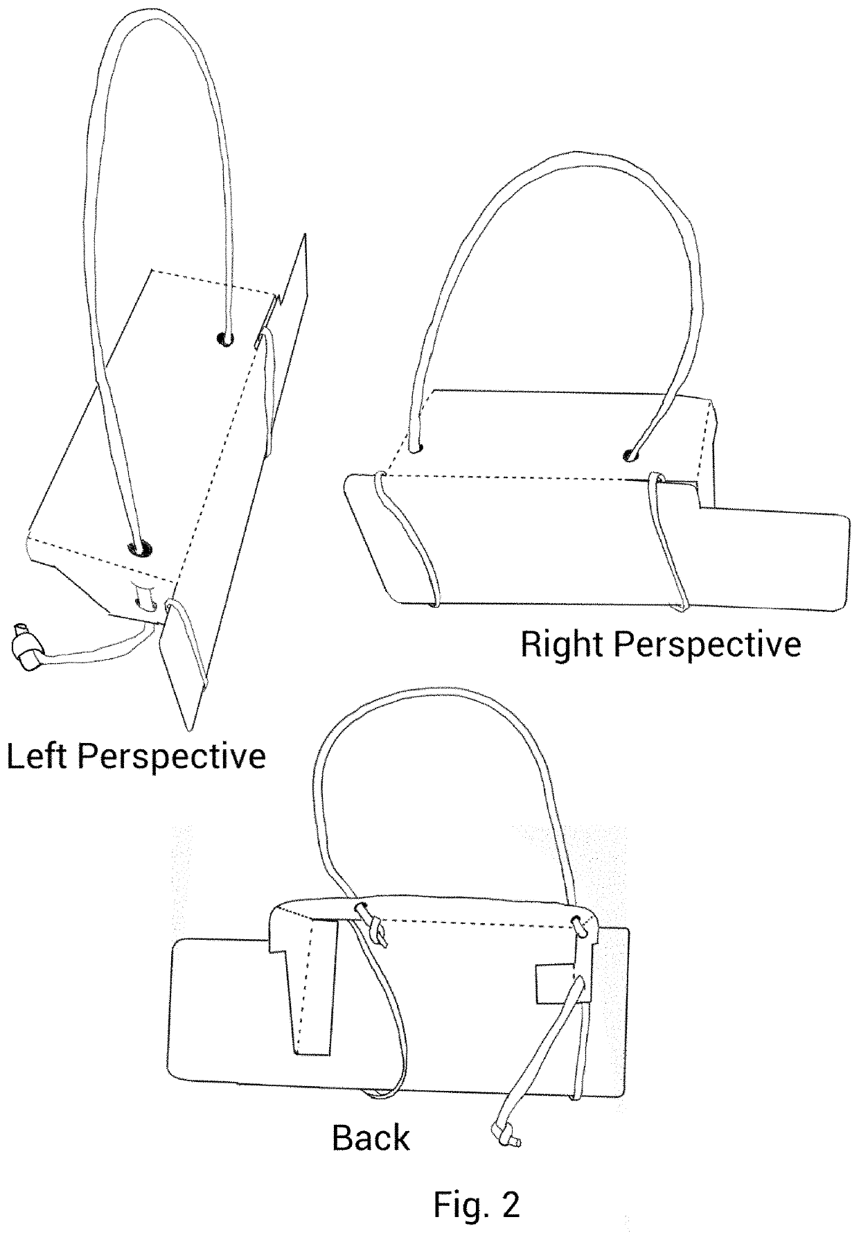 One Time Use Harness System for Body Worn Smart Phone