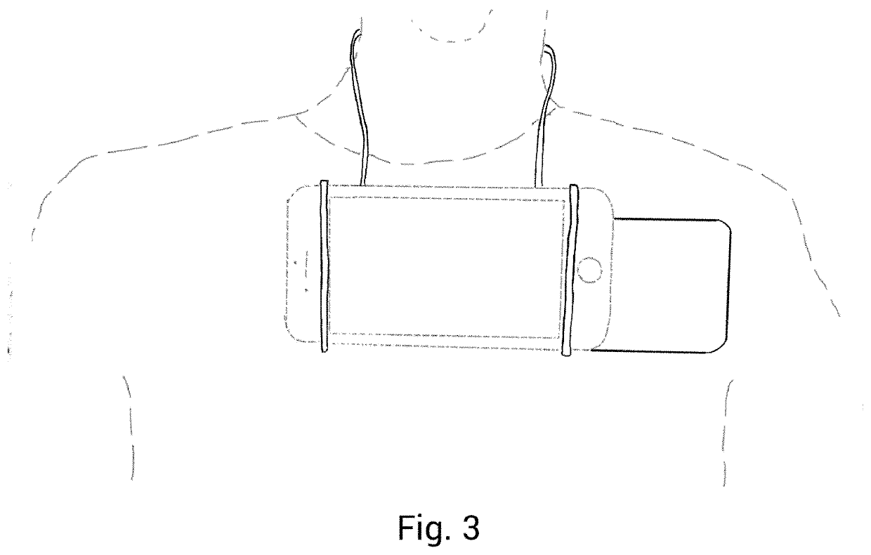 One Time Use Harness System for Body Worn Smart Phone