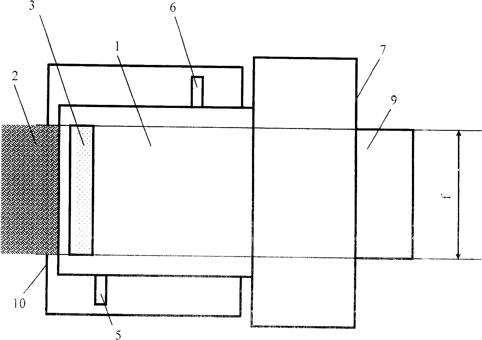 Composite method for casting and rolling composite plate of steel, cupper, and graphite