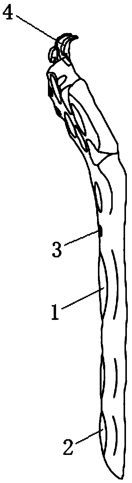 Improved proximal humerus fixing device and application method thereof