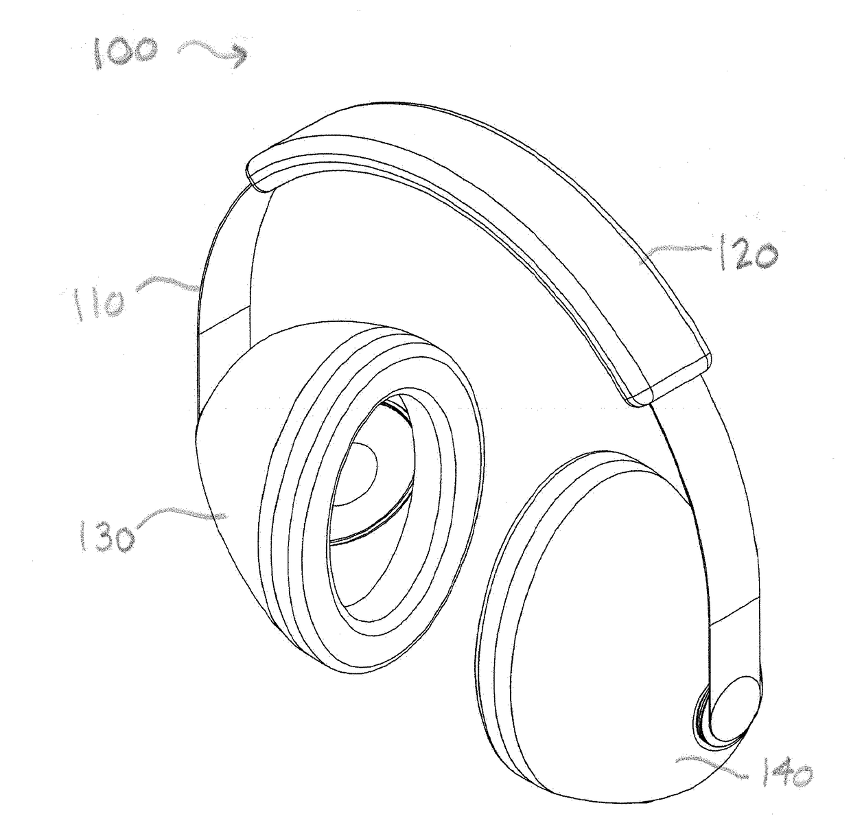 Headphone attachment mechanism