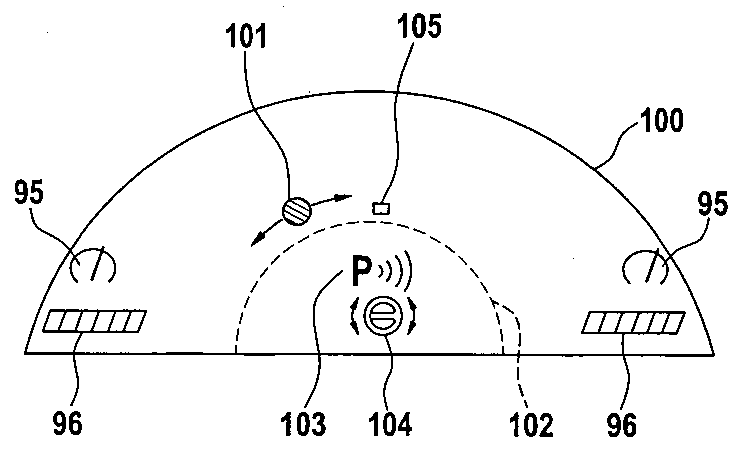 Displaying Unit and Method for Displaying a Steering-Wheel Angle, to be Modified, of a Motor Vehicle