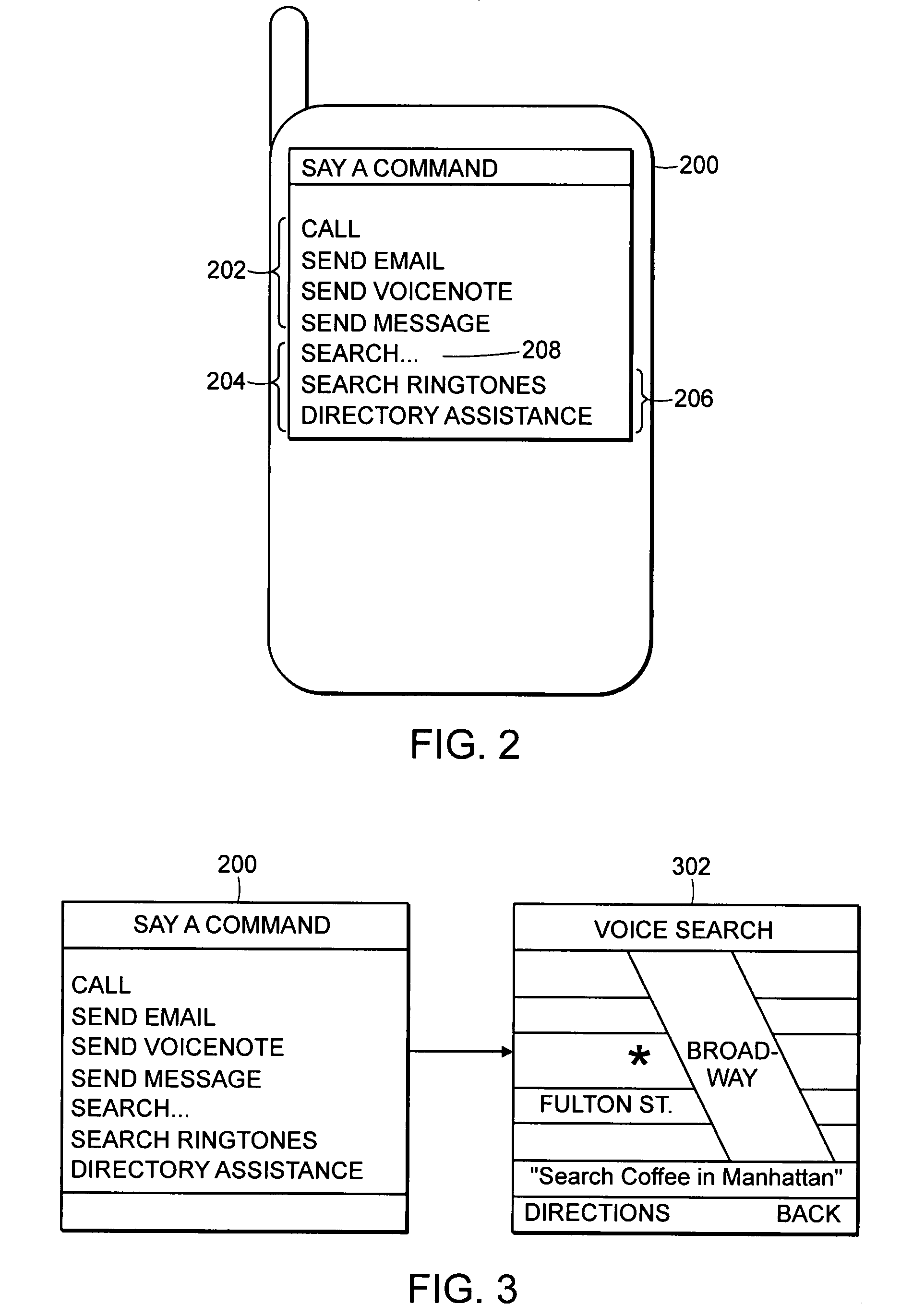 Collection and use of side information in voice-mediated mobile search