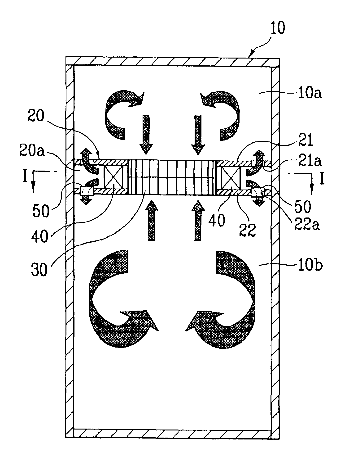 Refrigerator using double suction type centrifugal blower