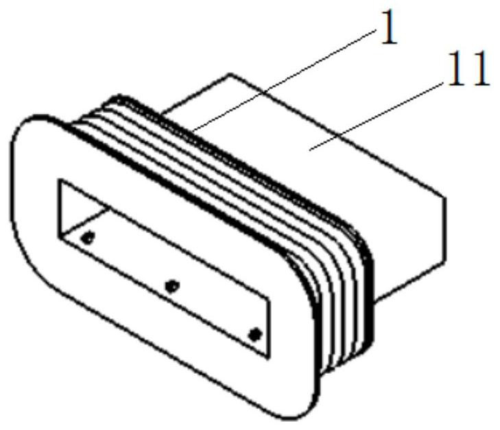 A pie-type solid insulation high-frequency transformer based on 3D printing