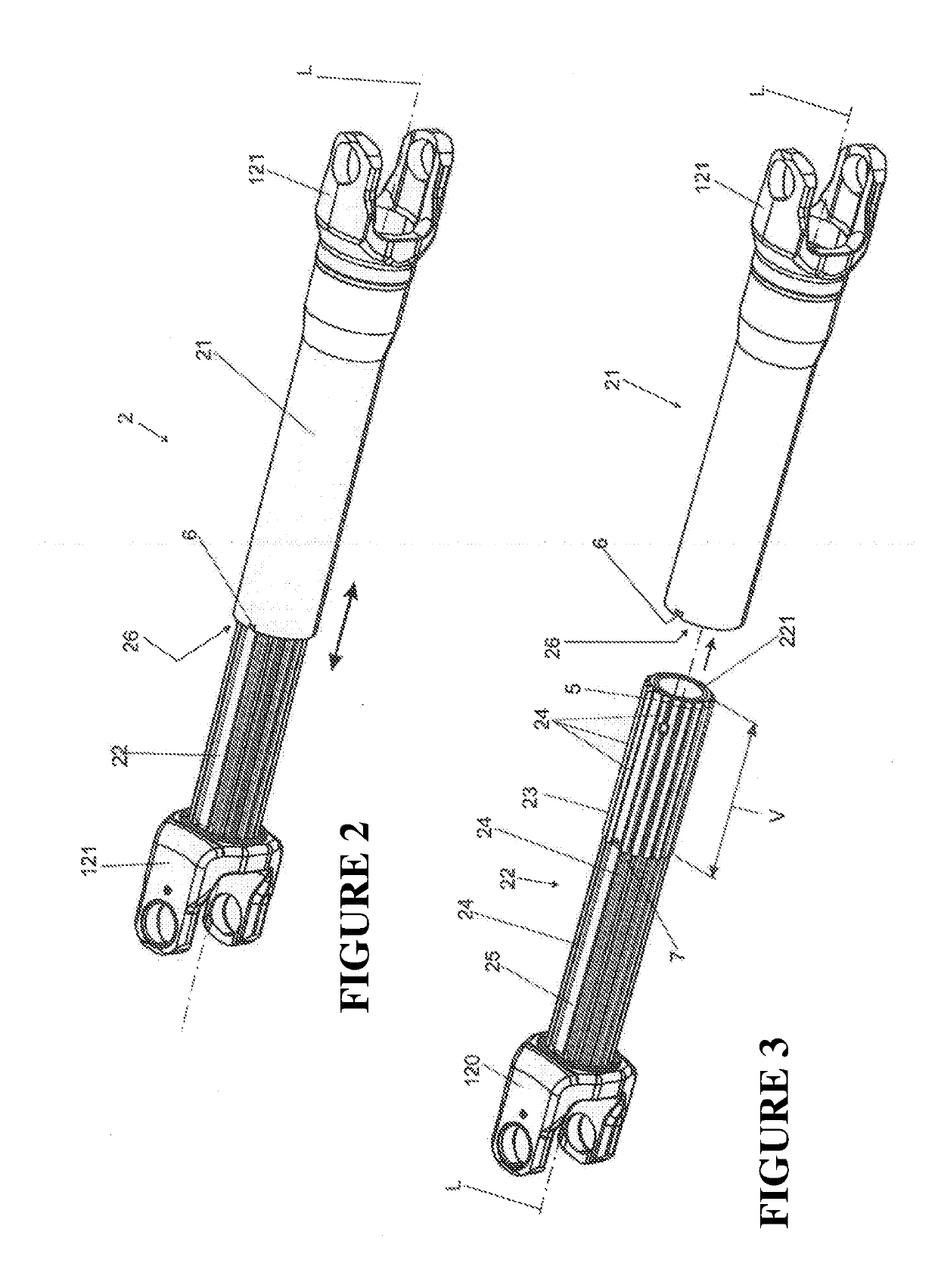 Length-adjustable steering shaft and method for producing a length-adjustable steering shaft