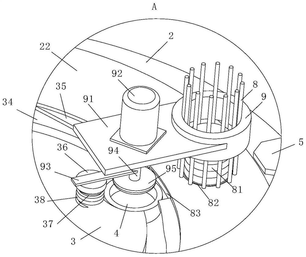 Bottle cap padding machine