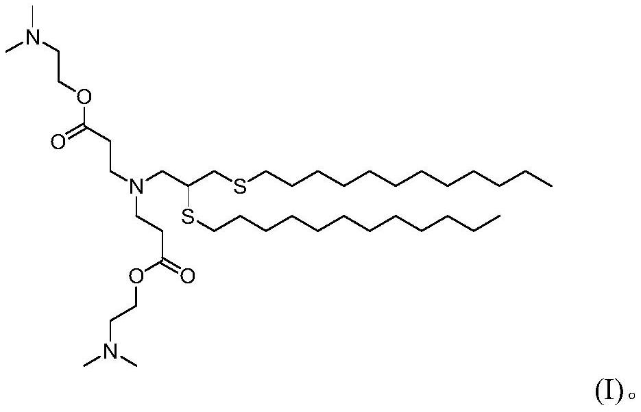 A kind of cationic amino lipid and its synthesis method and application