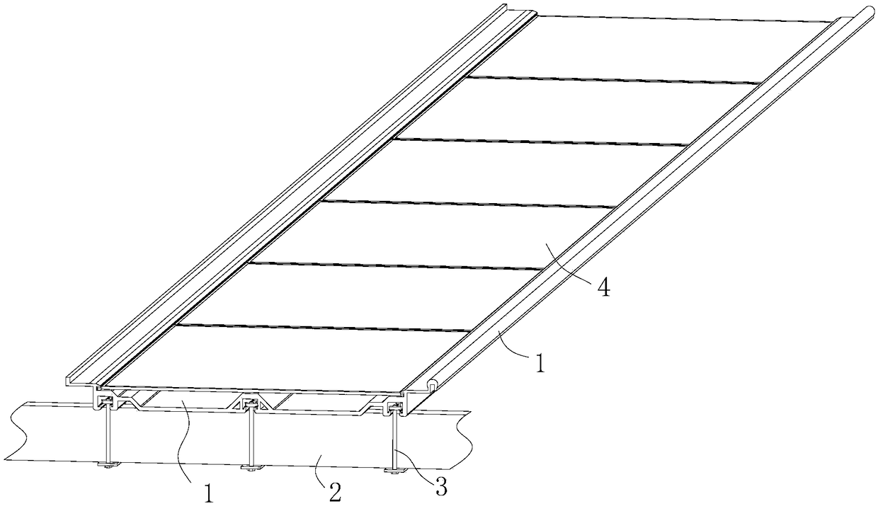 Novel BIPV photovoltaic roof