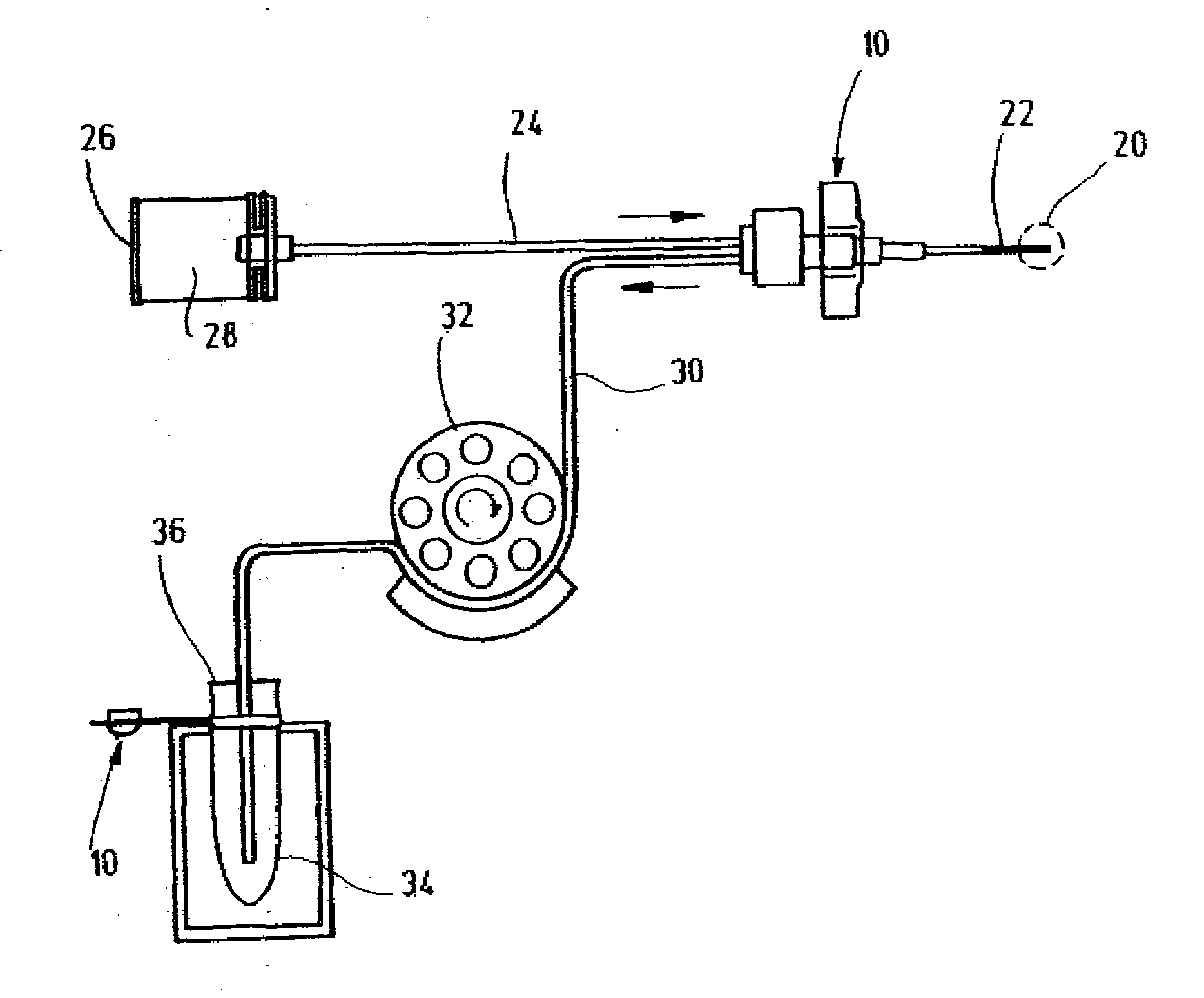 Method and Device for Determining the Glucose Concentration in Tissue Liquid