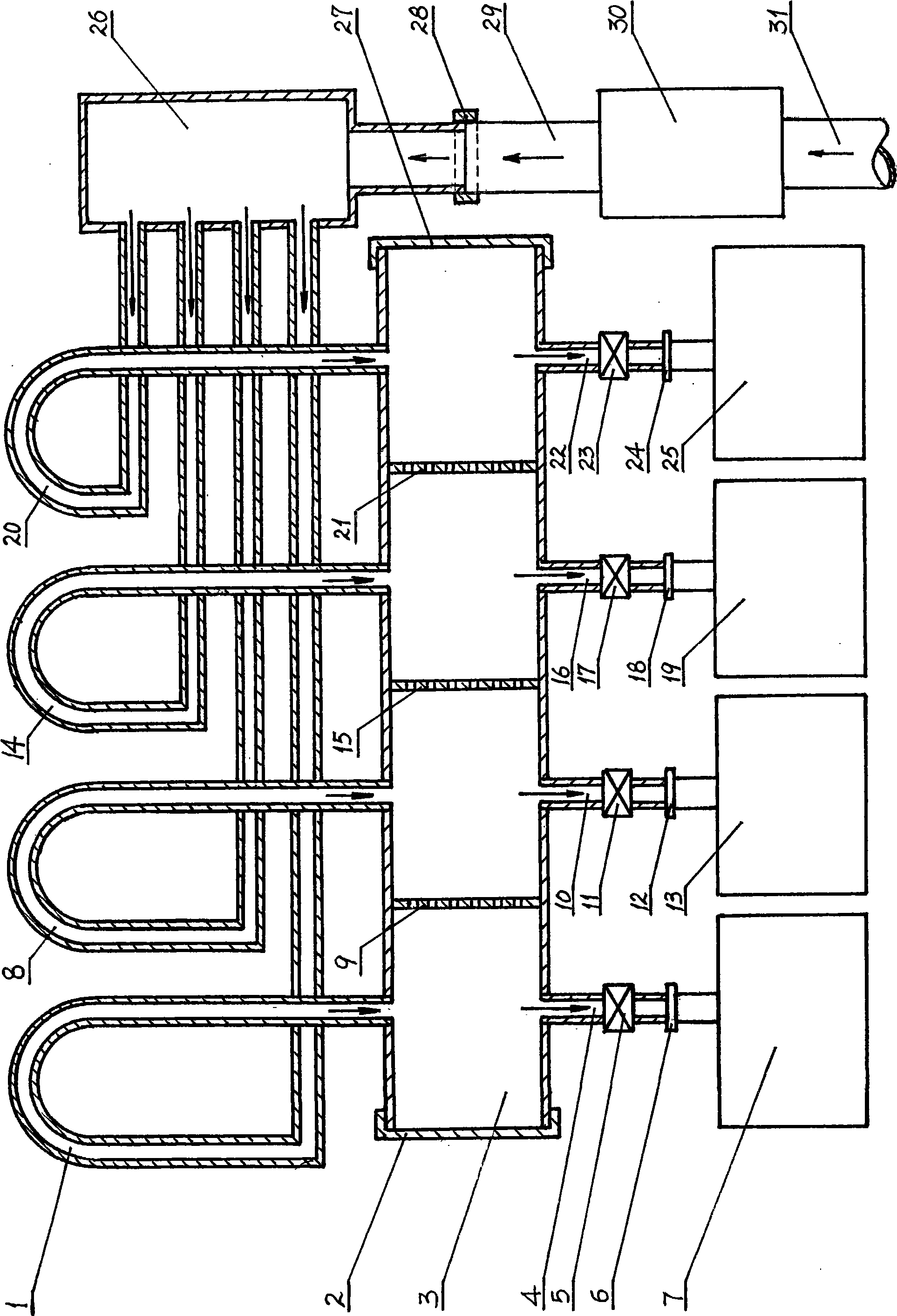 Multi-split air conditioner electricity-saving device