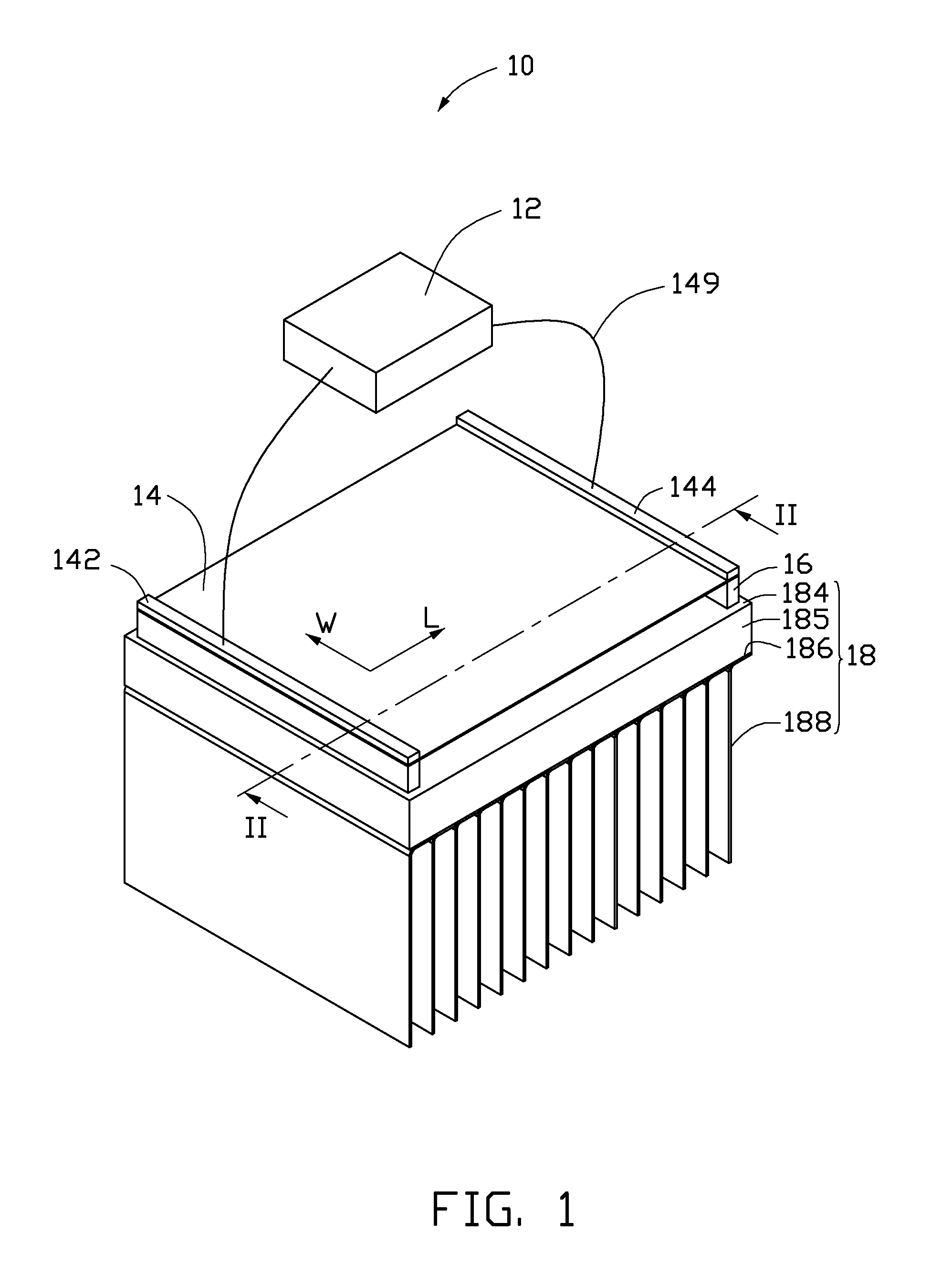 Thermoacoustic device with heat dissipating structure