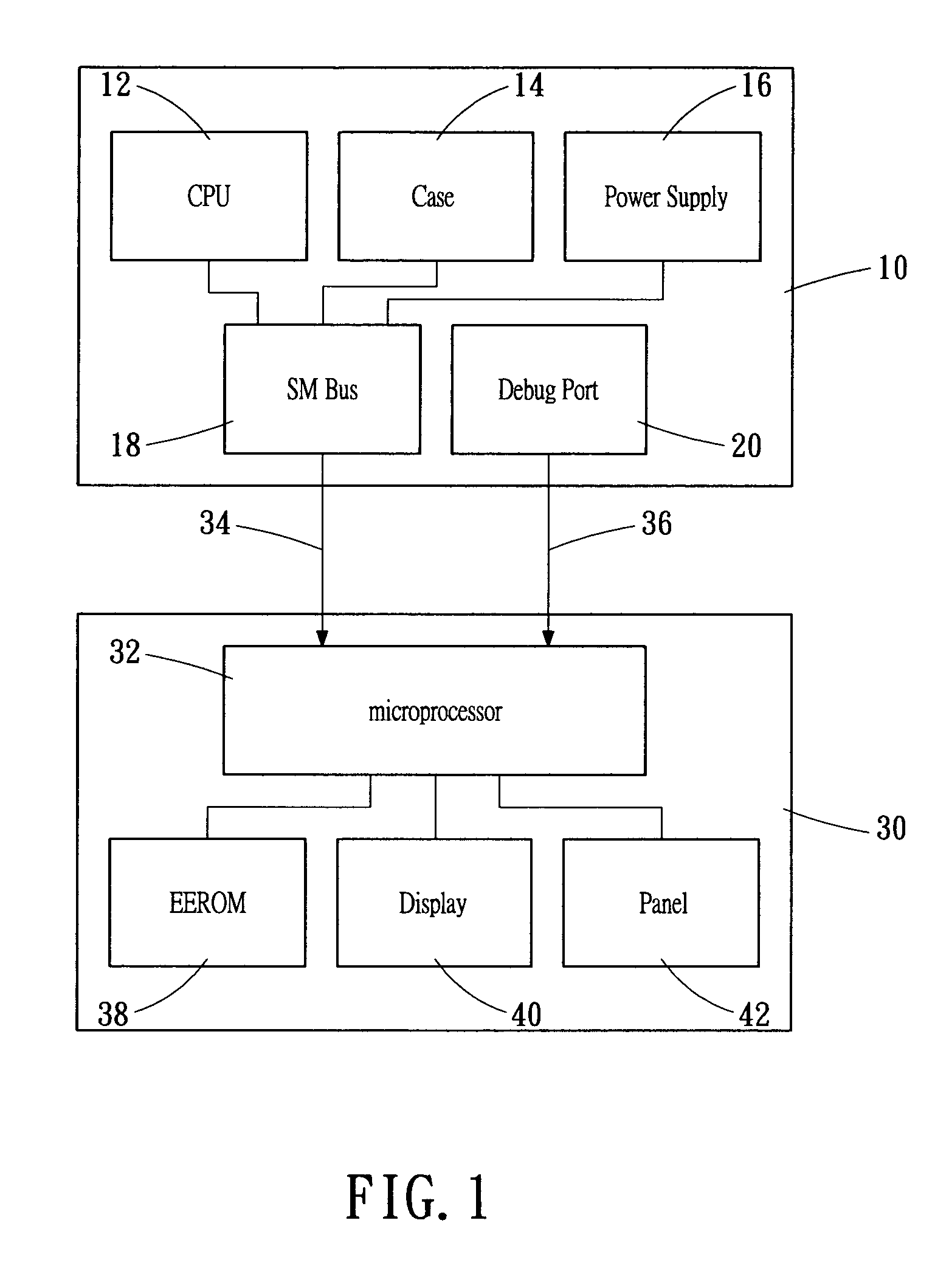 Monitor apparatus for computer system