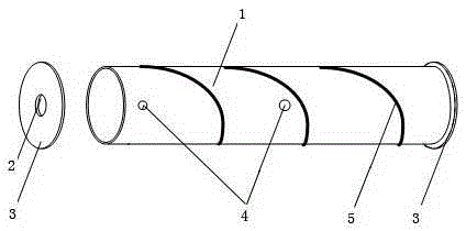 A cable meter protection device for monitoring the tensile stress of prestressed steel bars