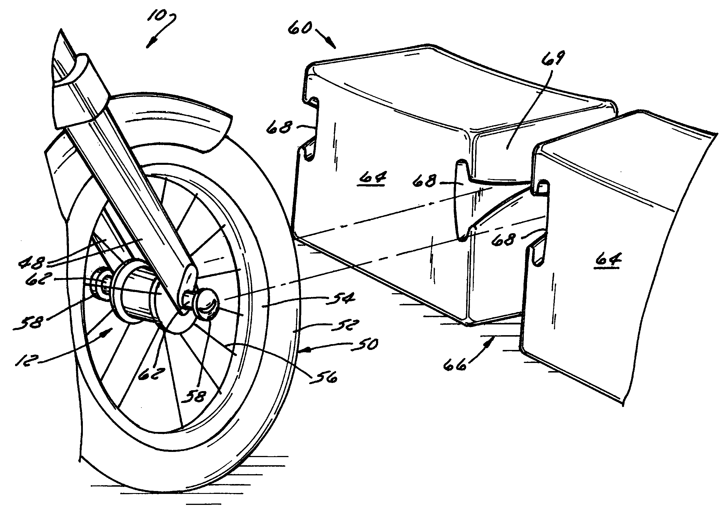 Bicycle Hub Locking Mechanism and Parking System