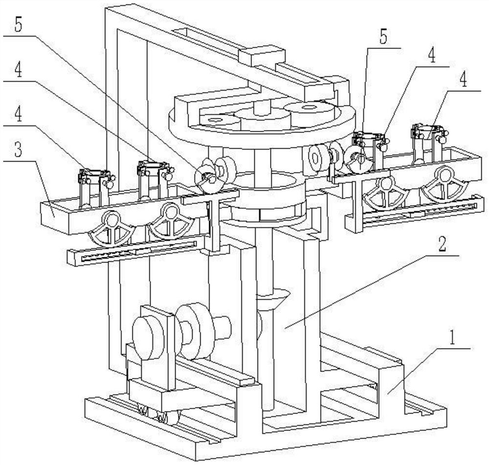 A test tube centrifugal vibration device for chemical experiments