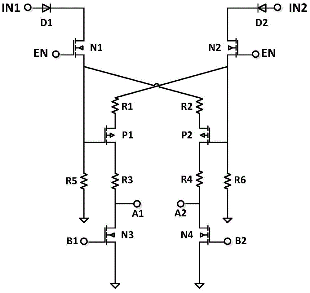 High voltage zero-crossing detection circuit