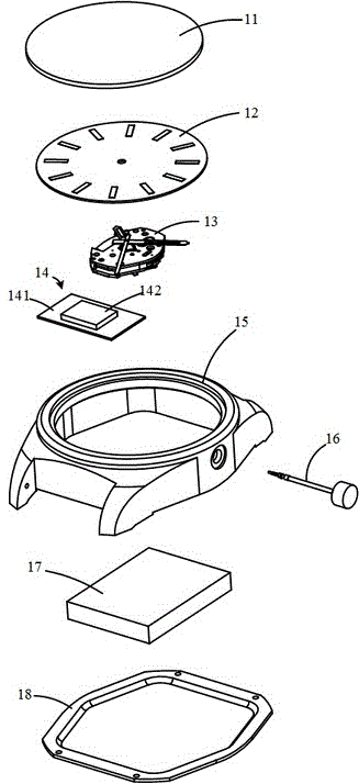 Wristwatch, wearable device, emergency help seeking method, and speed dial method