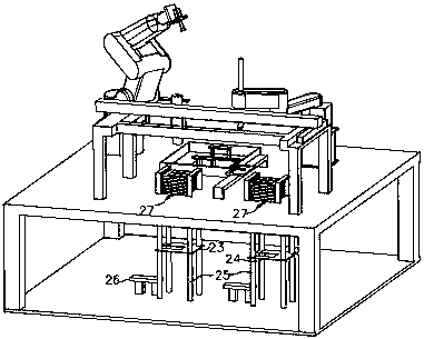 A fully automatic plastic mobile phone case grinding equipment