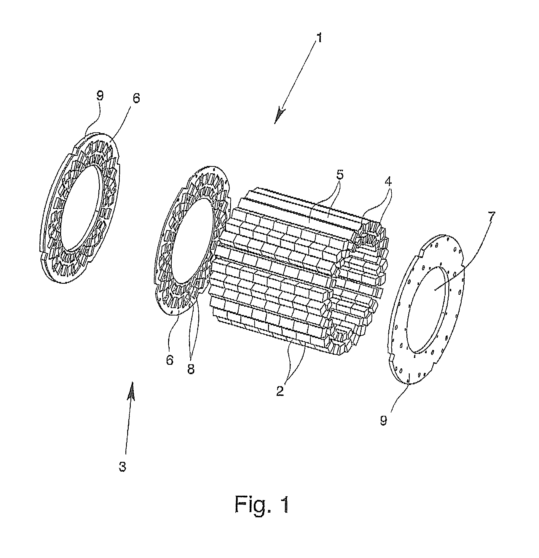Magnetization device for a nuclear magnetic flow meter